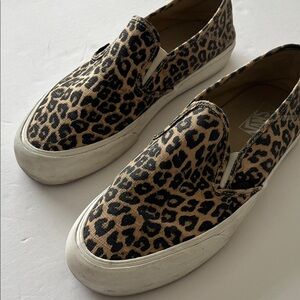 Vans Leopard Slip-On Shoes